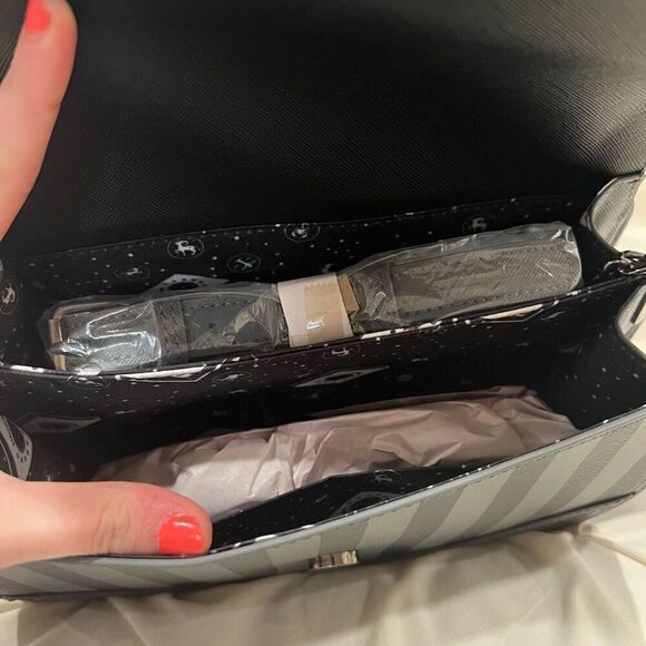 Loungefly X Wednesday Addams Nevermore Thing Cosplay Crossbody Bag NWT - Picture 7 of 9